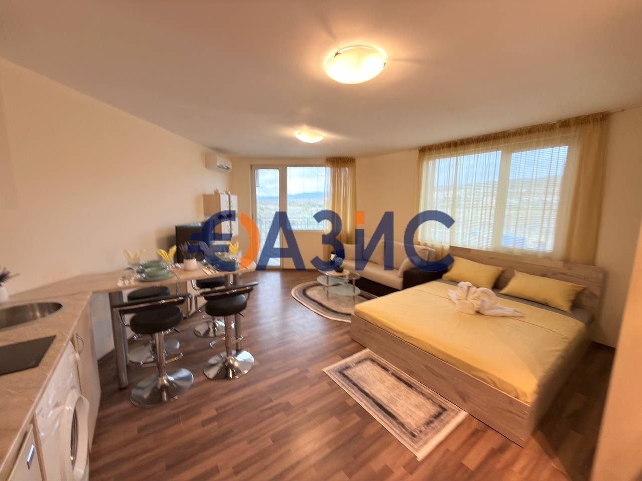 Апартаменты на Солнечном берегу, Болгария, 44 м² - фото 1