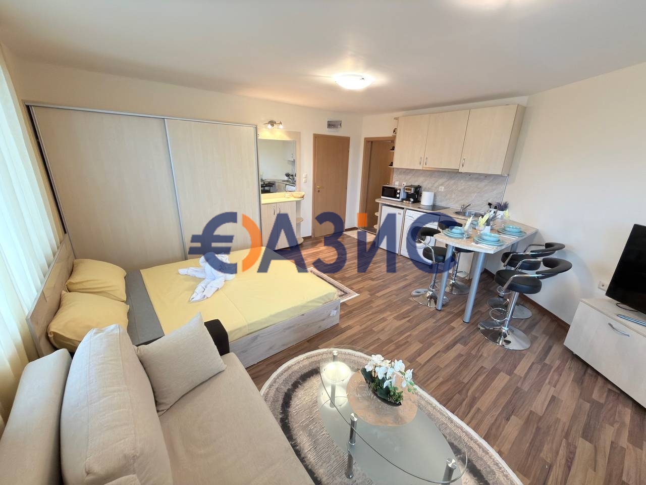 Апартаменты на Солнечном берегу, Болгария, 44 м² - фото 3