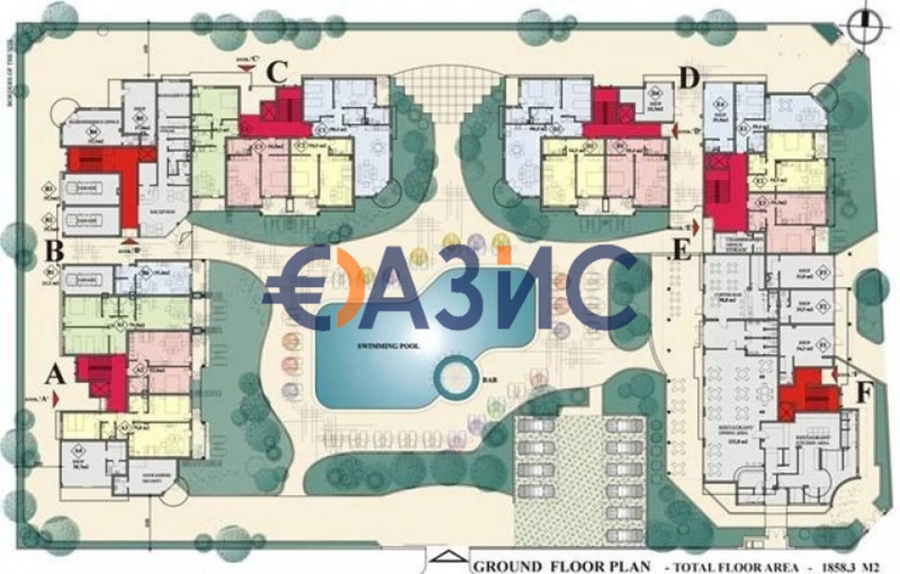 Апартаменты на Солнечном берегу, Болгария, 90 м² - фото 18
