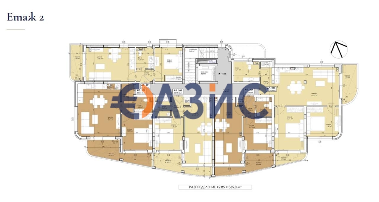 Апартаменты в Созополе, Болгария, 106.8 м² - фото 19