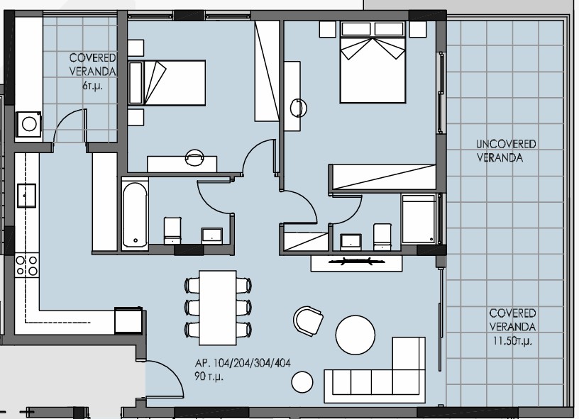 Апартаменты в Лимасоле, Кипр, 119 м² - фото 6