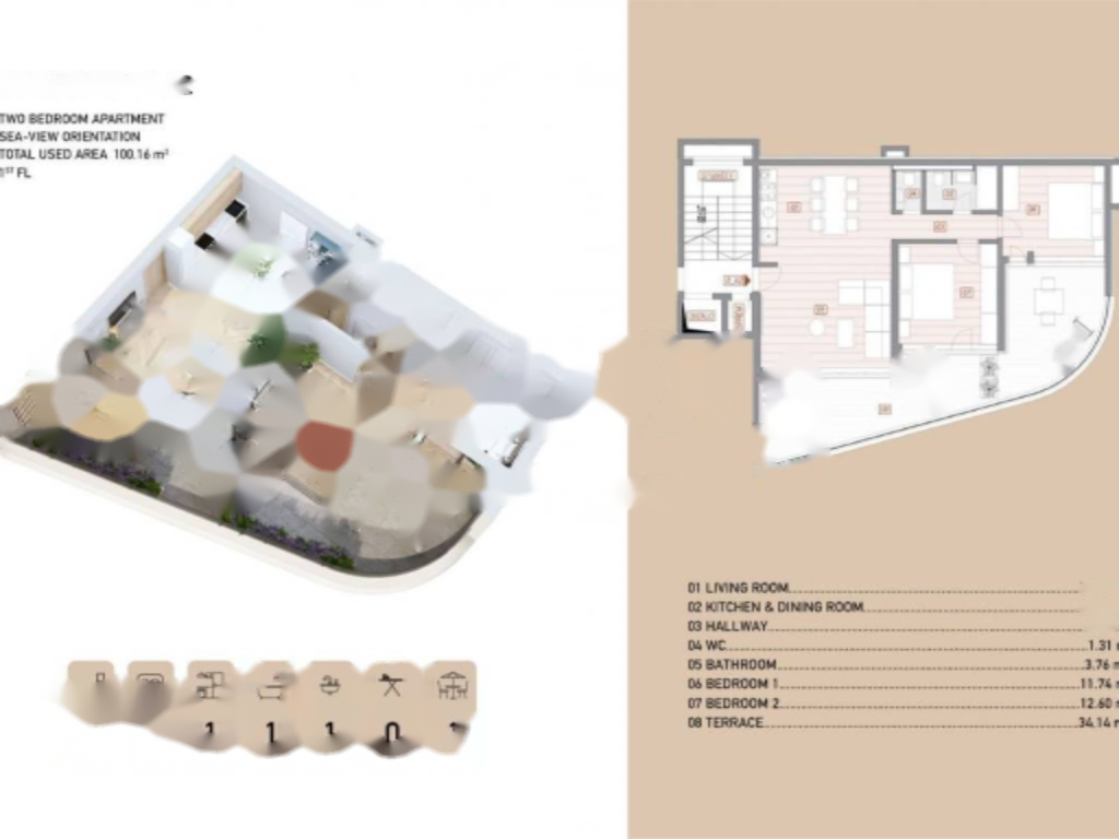 Квартира в Опатии, Хорватия, 100 м² - фото 3