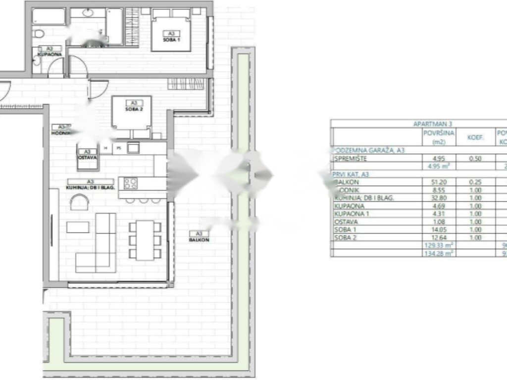 Квартира в Опатии, Хорватия, 120 м² - фото 14