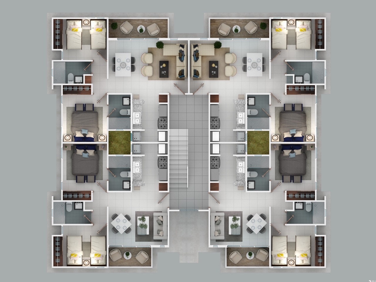 Апартаменты в Пунта-Кана, Доминиканская Республика, 49.8 м² - фото 17