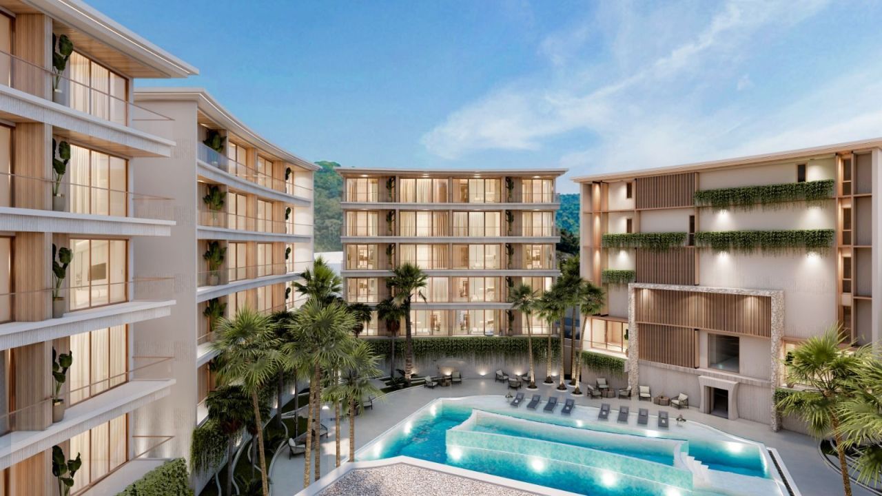 Апартаменты на пляже Банг Тао, Таиланд, 37 м² - фото 1