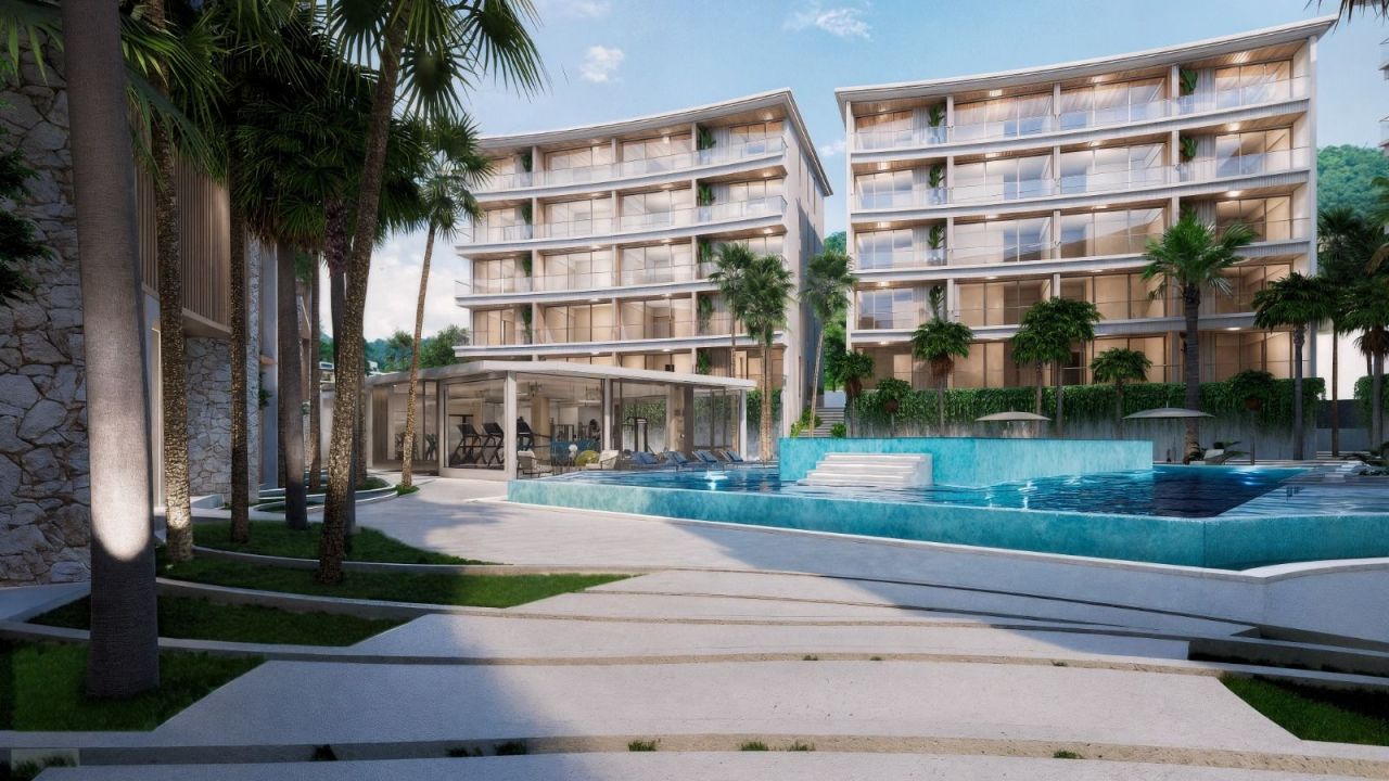 Апартаменты на пляже Банг Тао, Таиланд, 37 м² - фото 11