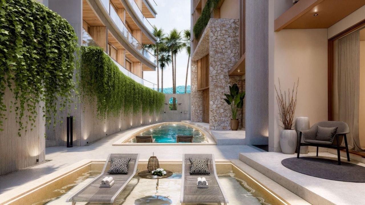 Апартаменты на пляже Банг Тао, Таиланд, 37 м² - фото 16