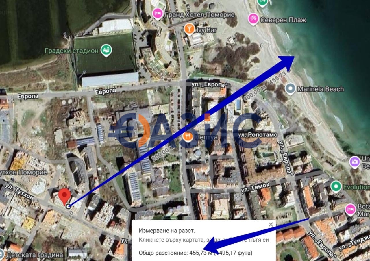 Апартаменты в Поморие, Болгария, 62.2 м² - фото 15