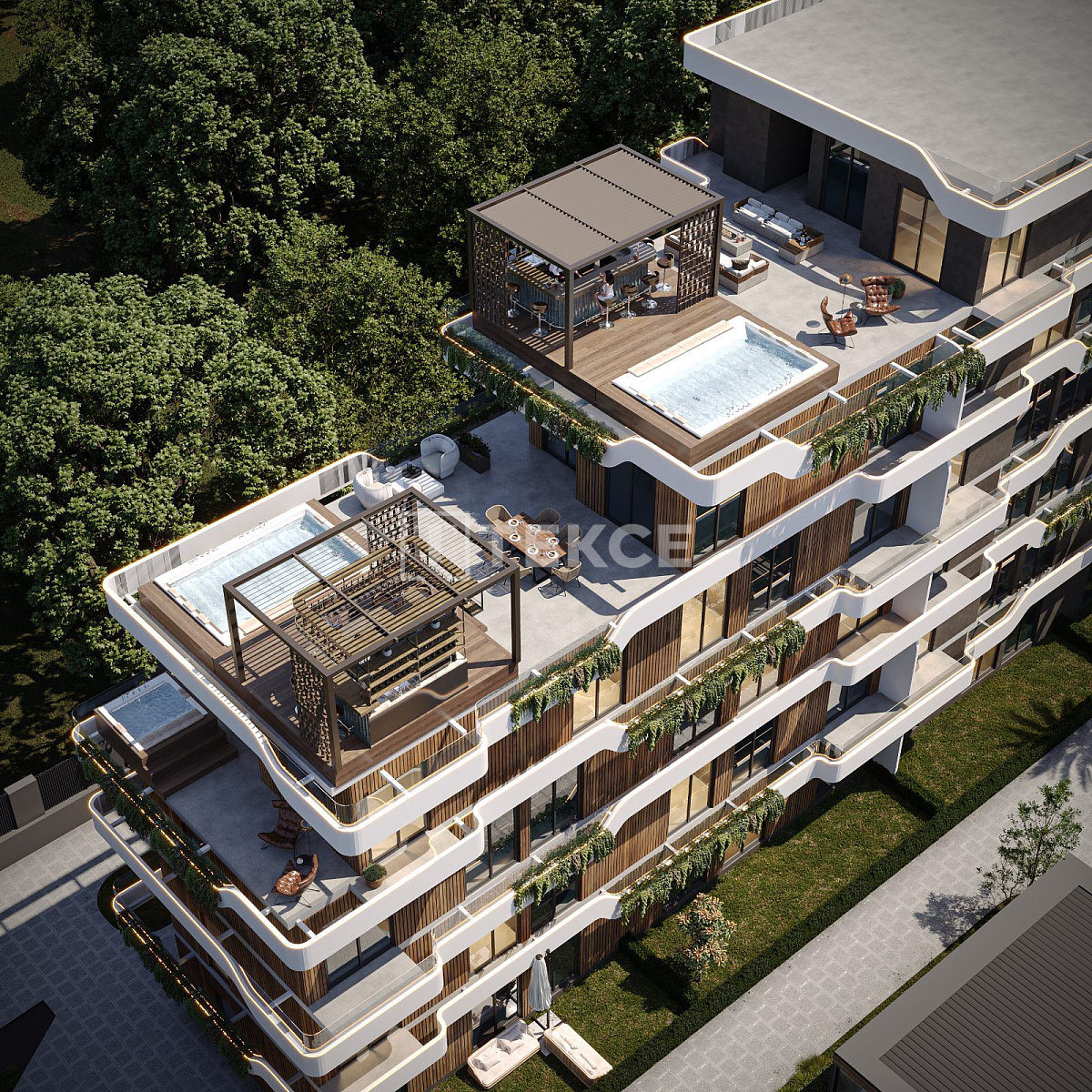 Апартаменты в Анталии, Турция, 56 м² - фото 5