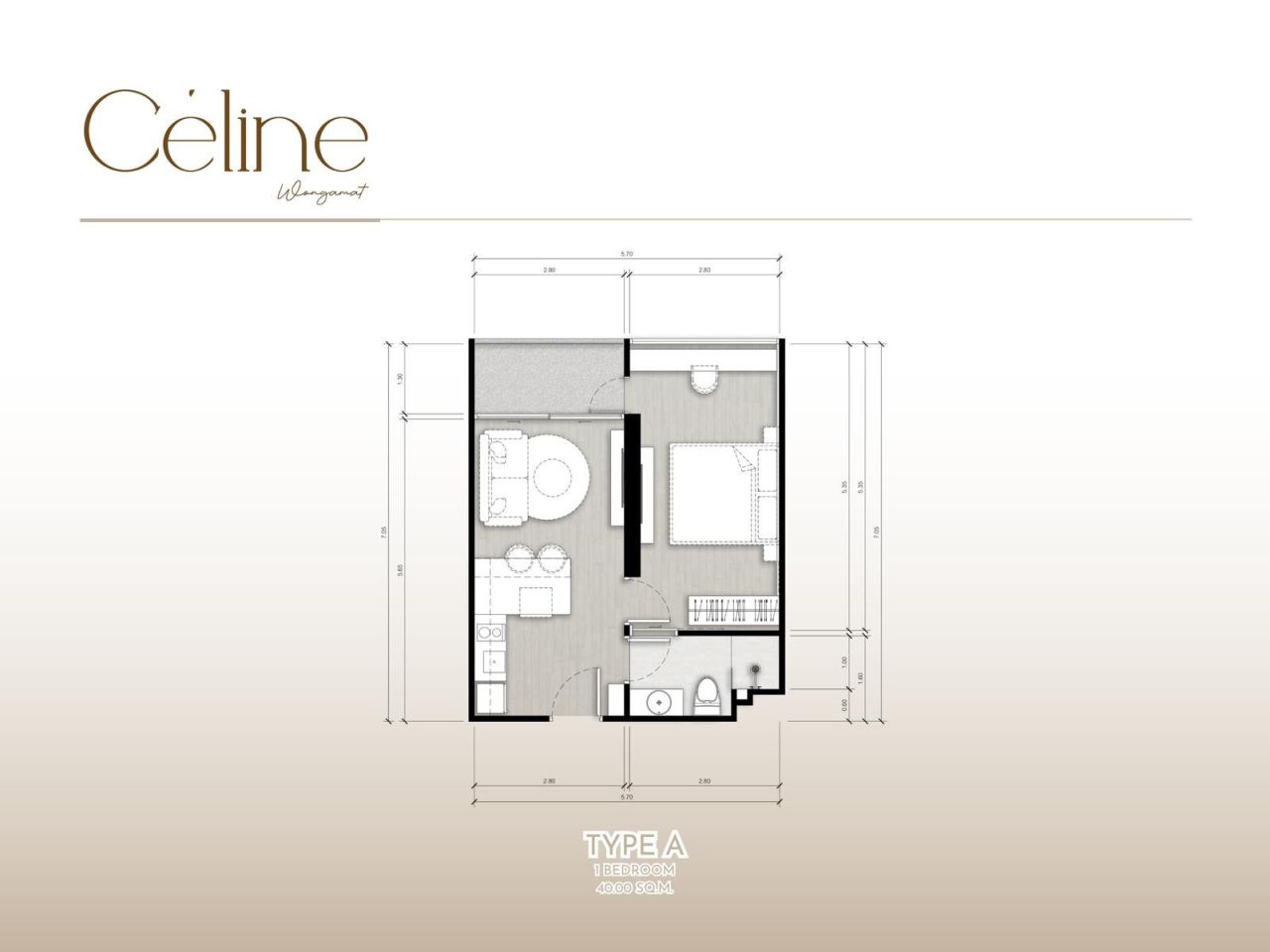 Квартира в Паттайе, Таиланд, 40 м² - фото 15