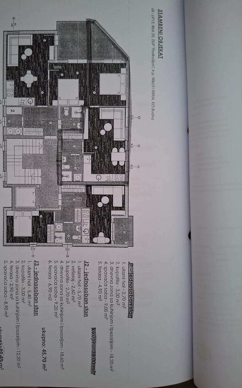 Квартира в Будве, Черногория, 38 м² - фото 3