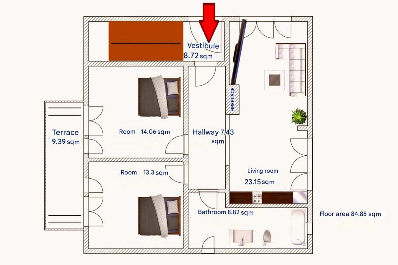 Дом в Баре, Черногория, 188 м² - фото 7