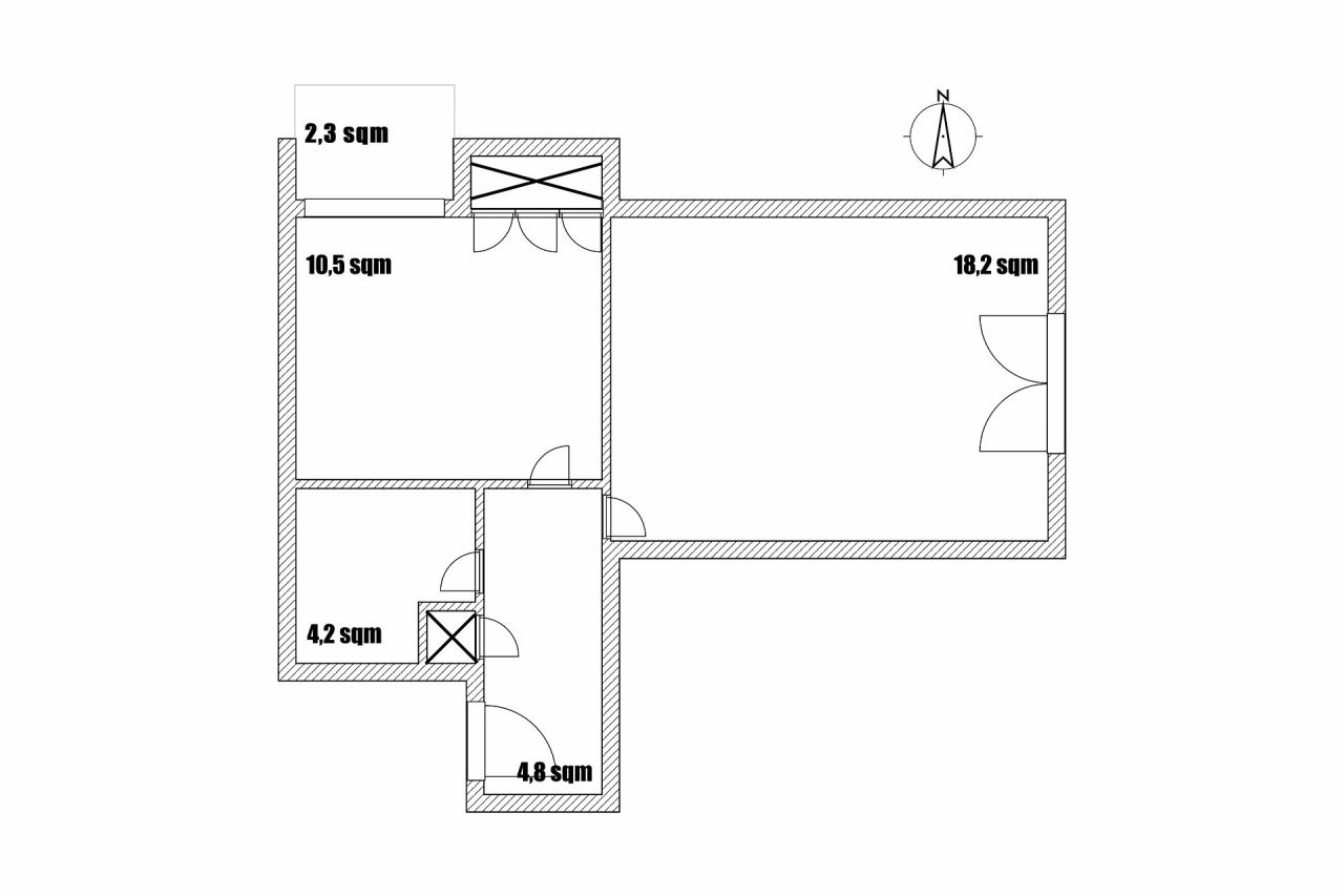Квартира в Баре, Черногория, 40 м² - фото 11