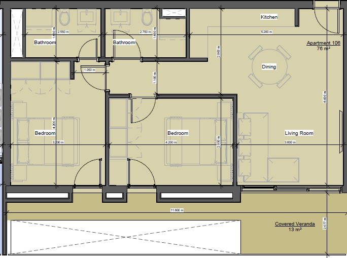 Апартаменты в Лимасоле, Кипр, 89 м² - фото 14