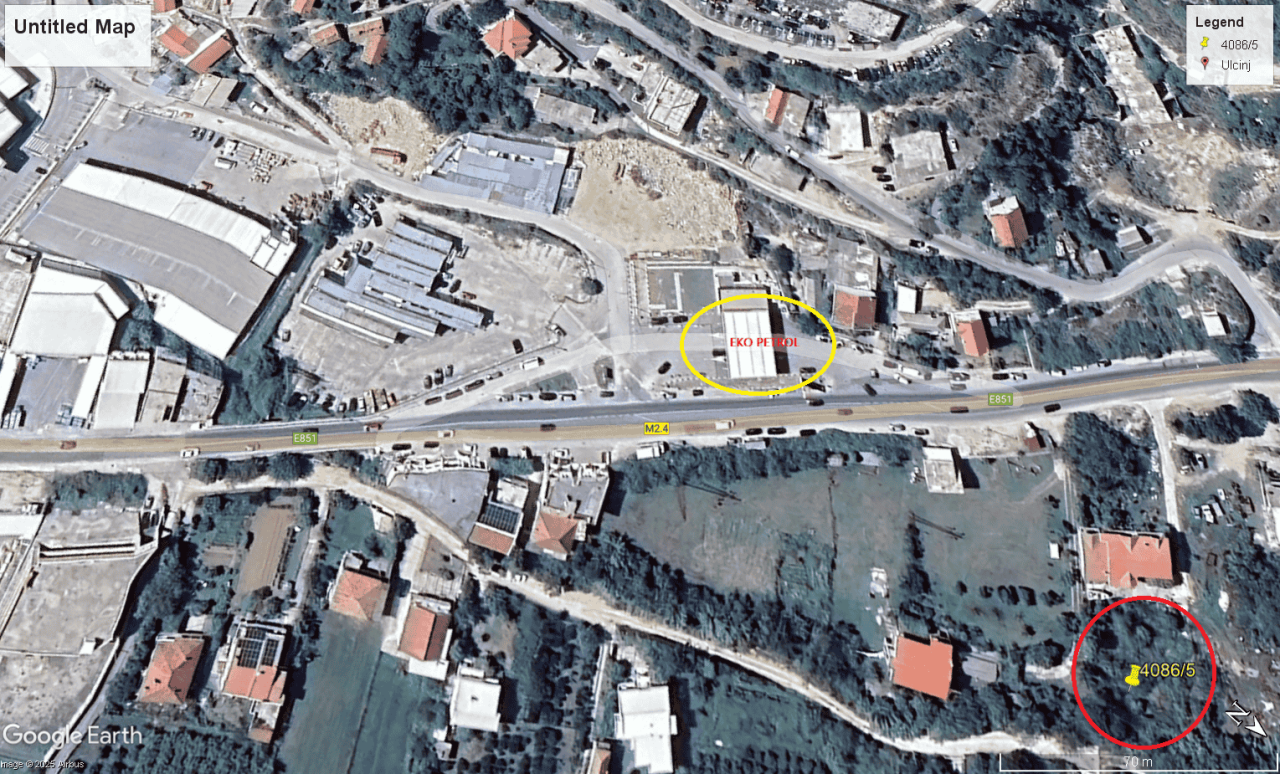 Земля в Улцине, Черногория, 812 м² - фото 7