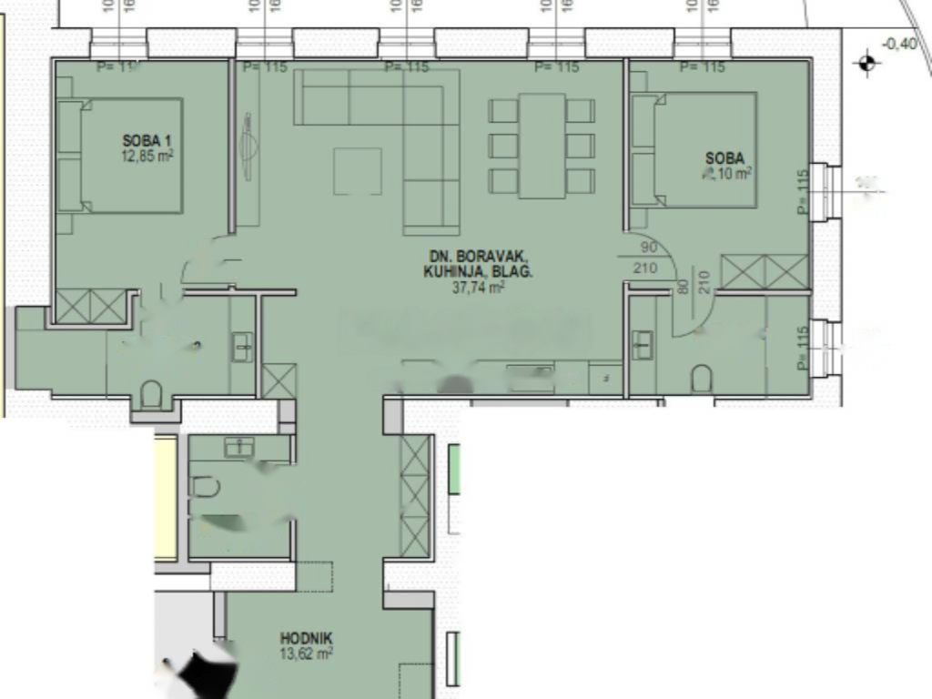 Квартира в Опатии, Хорватия, 91 м² - фото 5