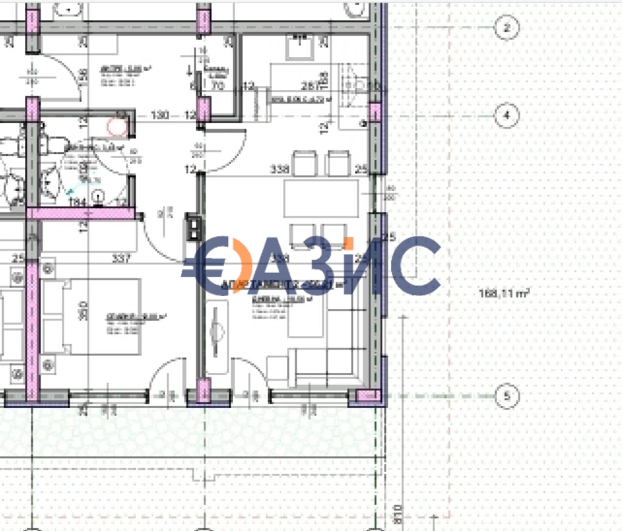 Апартаменты в Равде, Болгария, 108.7 м² - фото 4