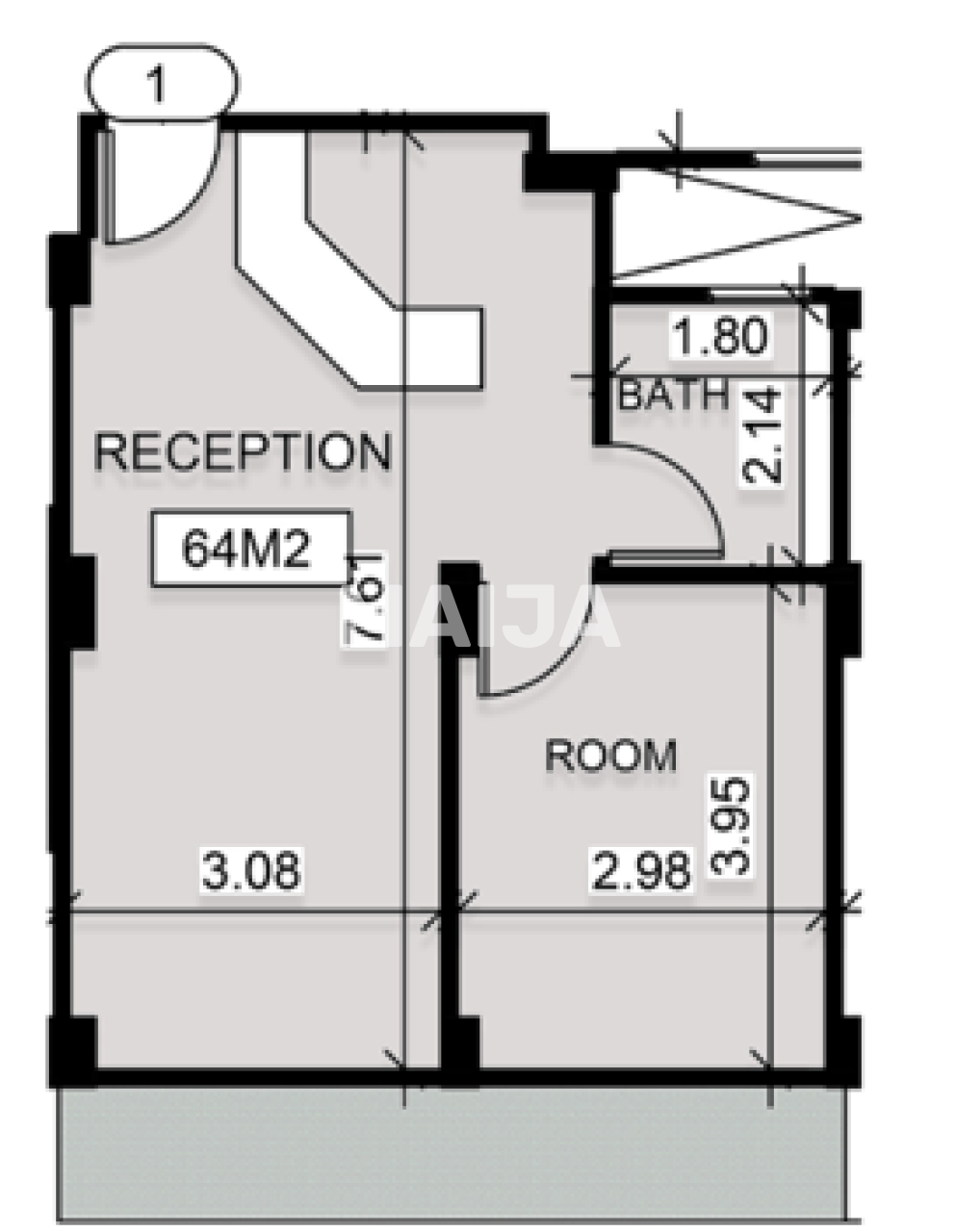 Апартаменты в Хургаде, Египет, 63 м² - фото 2