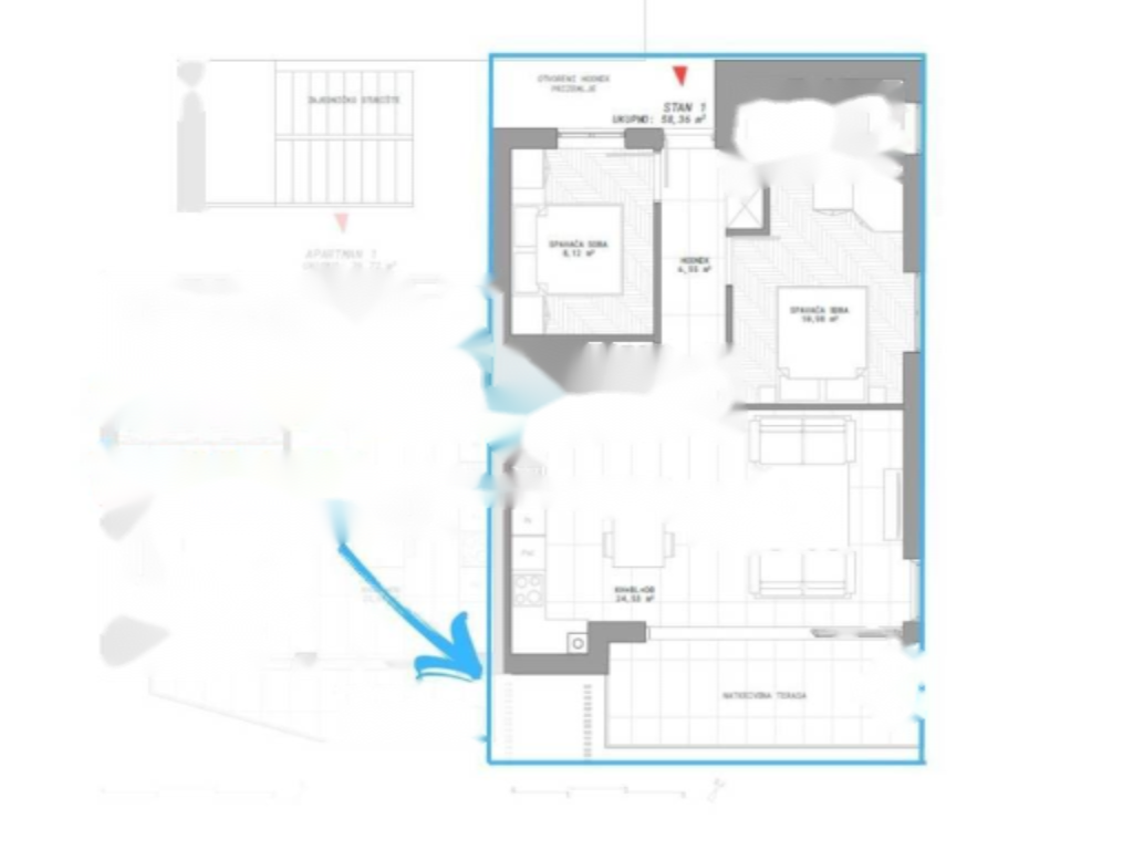 Квартира в Опатии, Хорватия, 69 м² - фото 3