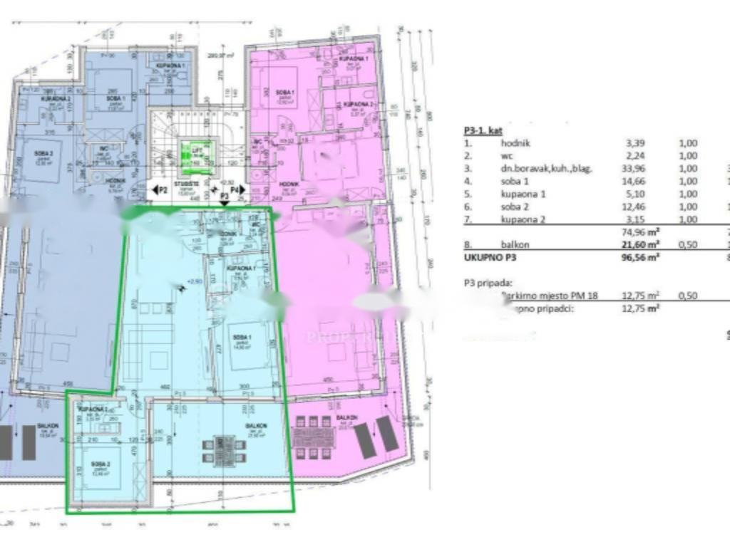 Квартира в Опатии, Хорватия, 92 м² - фото 6