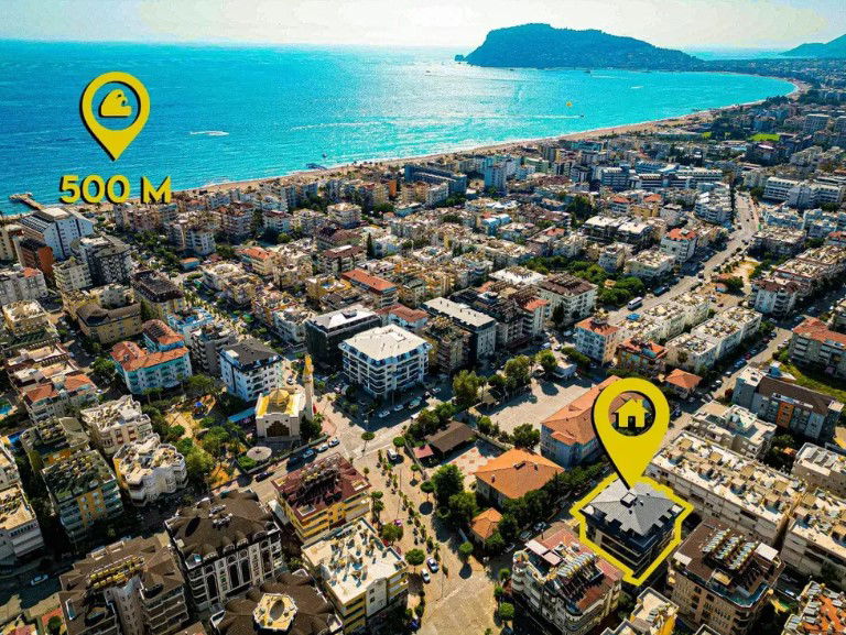 Апартаменты в Алании, Турция, 55 м² - фото 2