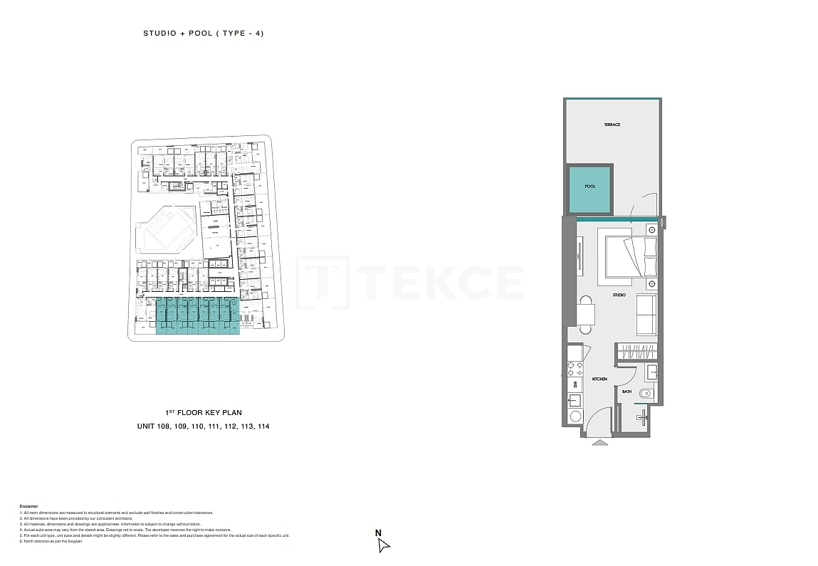 Апартаменты Дубайленд, ОАЭ, 78 м² - фото 16
