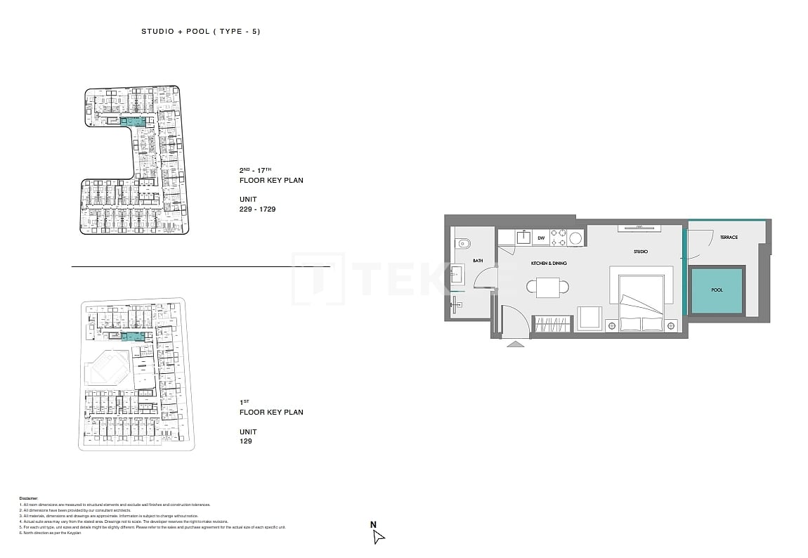 Апартаменты Дубайленд, ОАЭ, 120 м² - фото 17