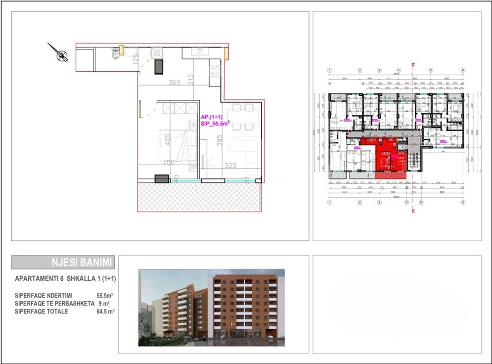 Апартаменты во Влёре, Албания, 55 м² - фото 2