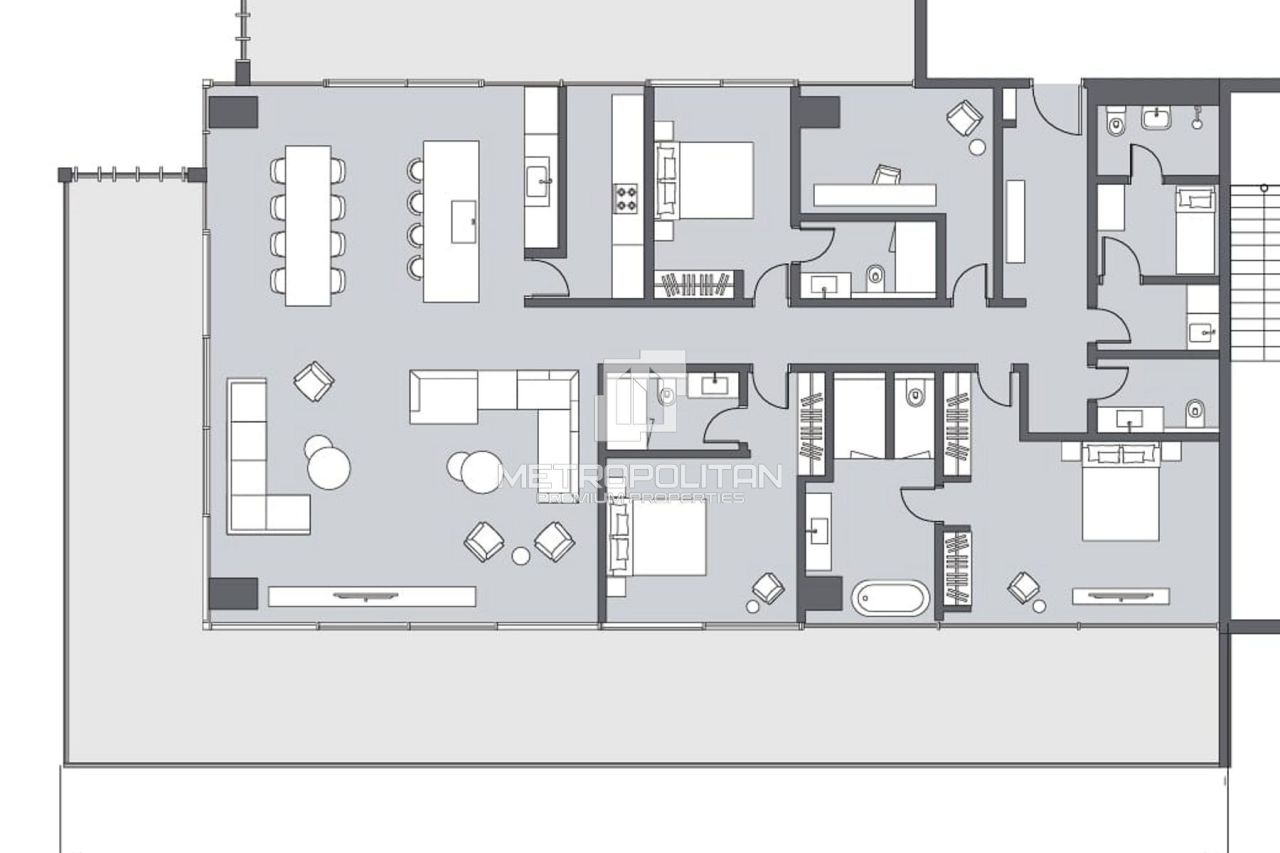 Апартаменты в Дубае, ОАЭ, 416 м² - фото 13