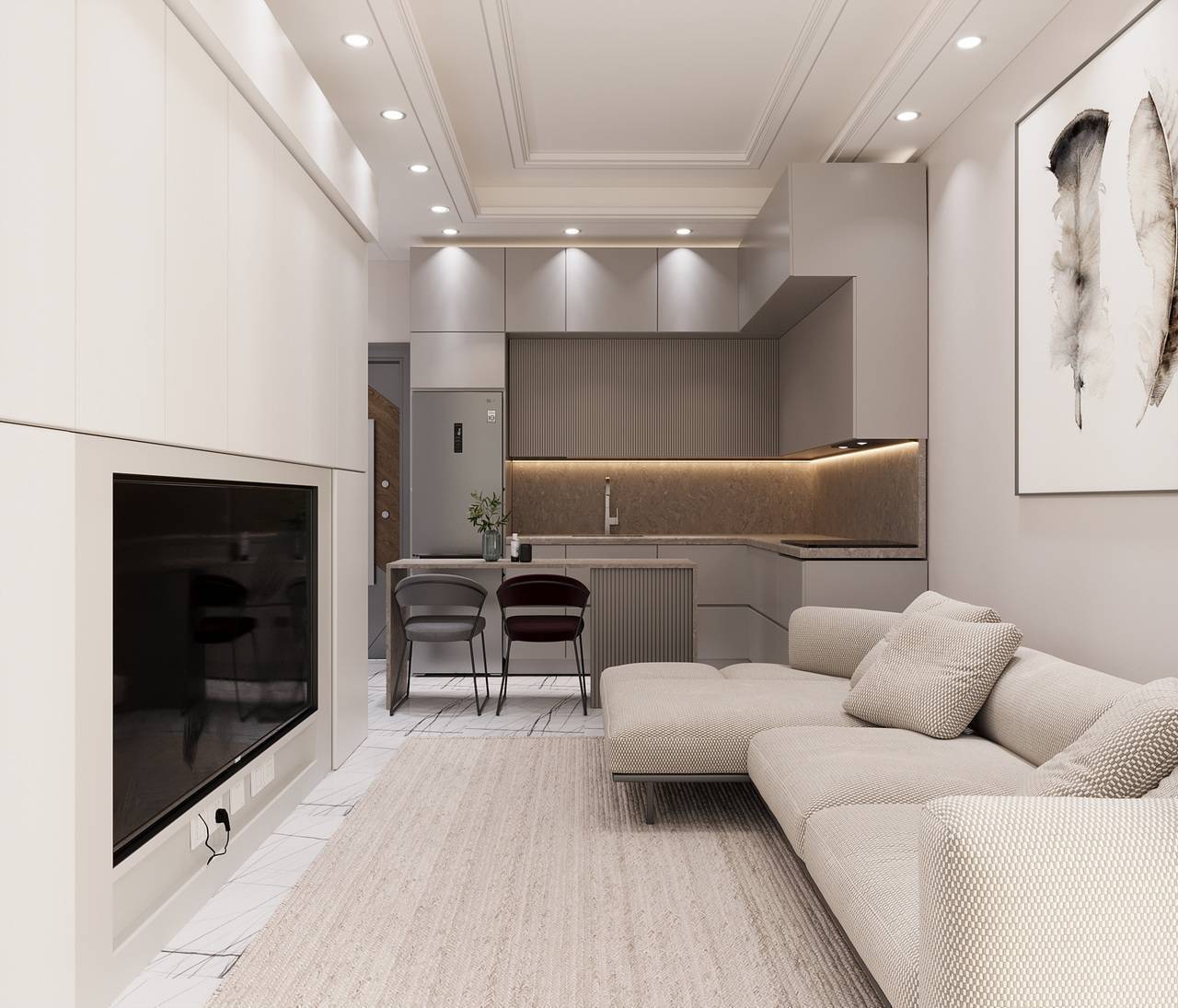 Квартира в Мерсине, Турция, 60 м² - фото 2