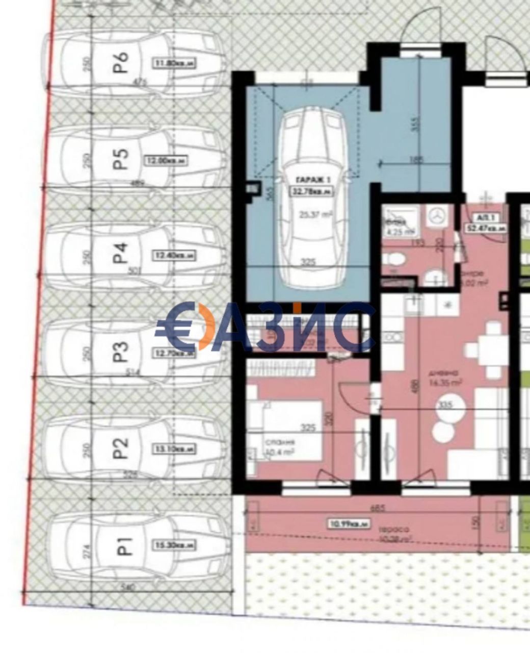 Апартаменты в Созополе, Болгария, 63.5 м² - фото 3