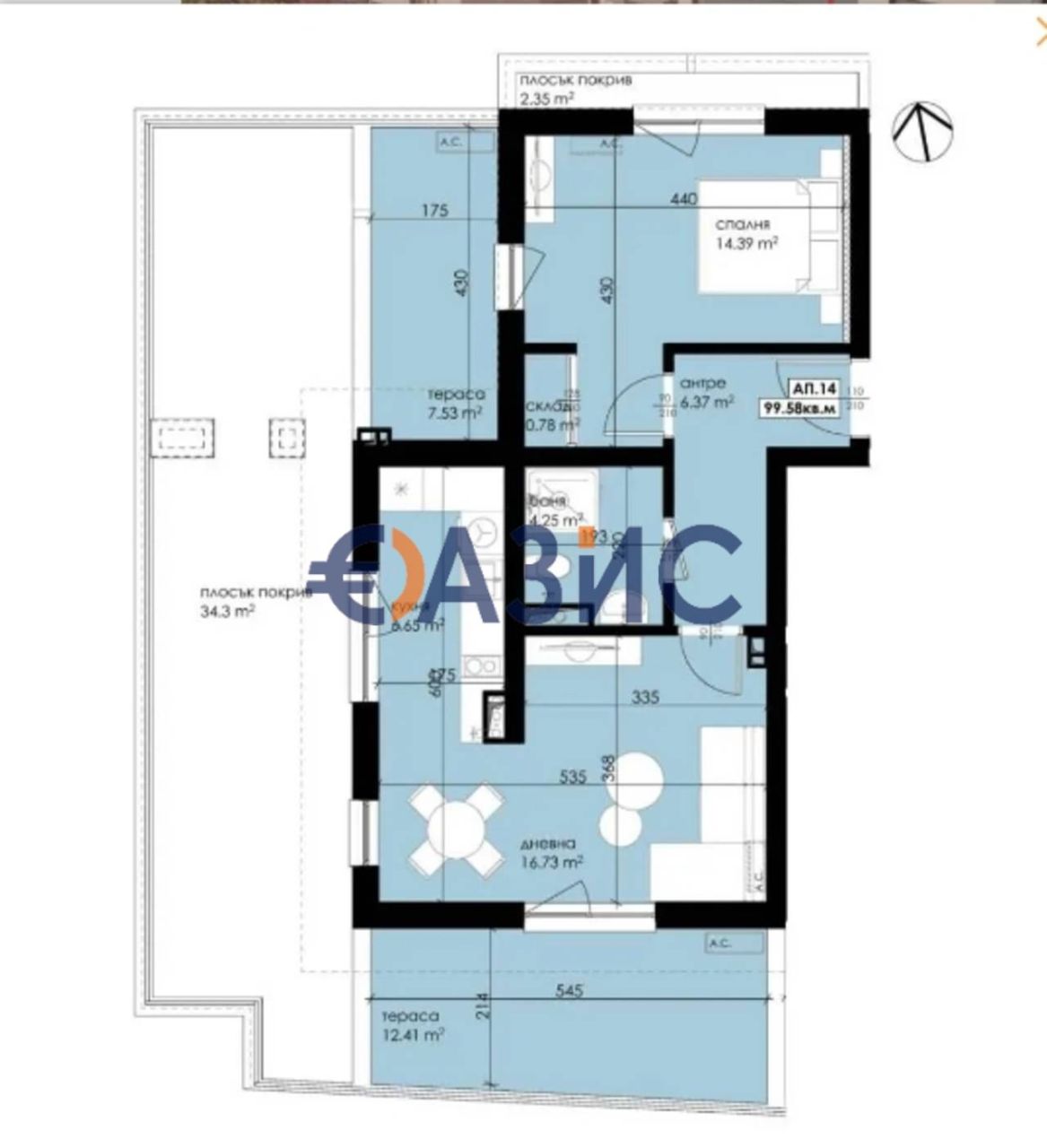 Апартаменты в Созополе, Болгария, 136.2 м² - фото 3