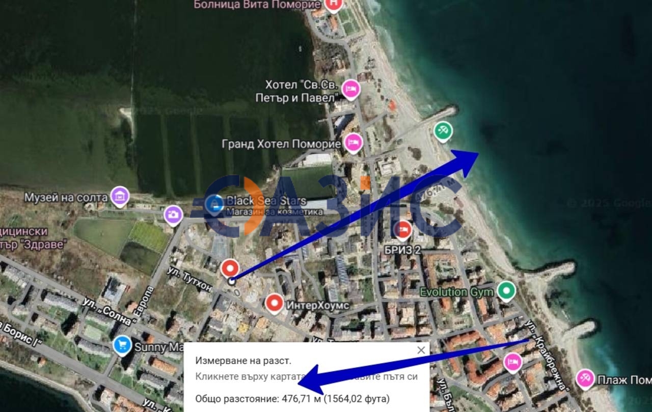 Апартаменты в Поморие, Болгария, 67.5 м² - фото 14