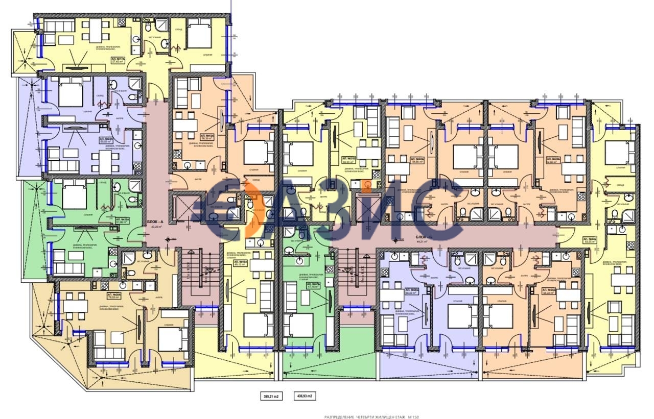Апартаменты в Поморие, Болгария, 60.5 м² - фото 15