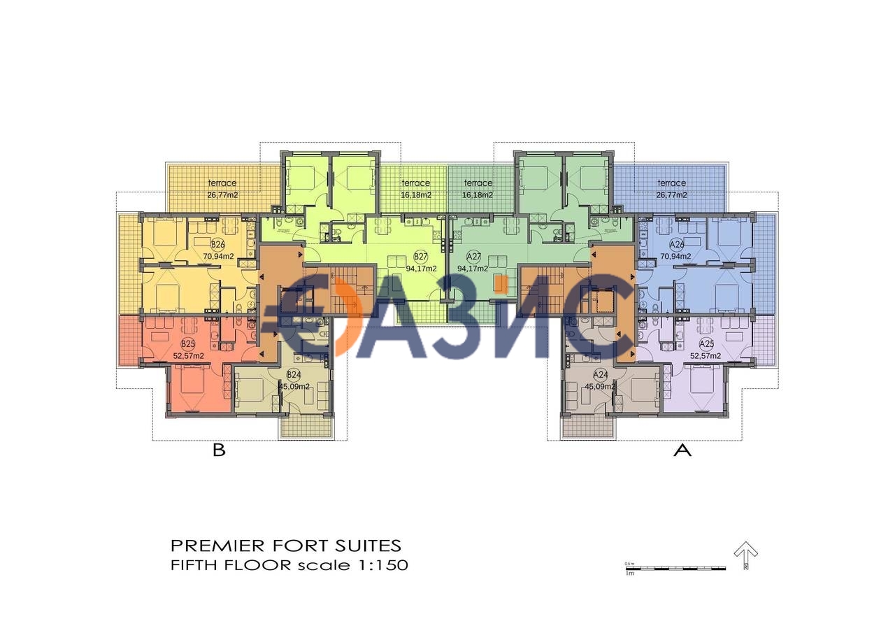 Апартаменты в Святом Власе, Болгария, 104.6 м² - фото 19