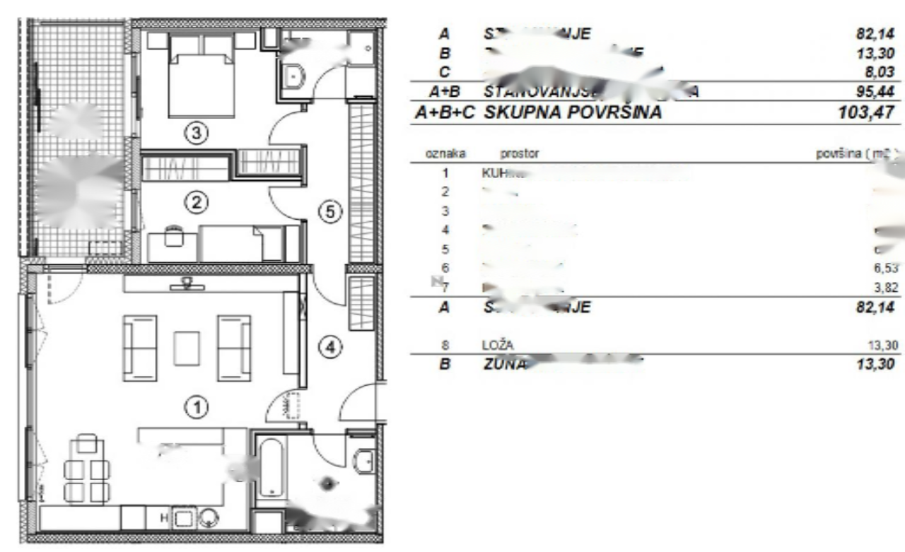 Квартира в Любляне, Словения, 103 м² - фото 2