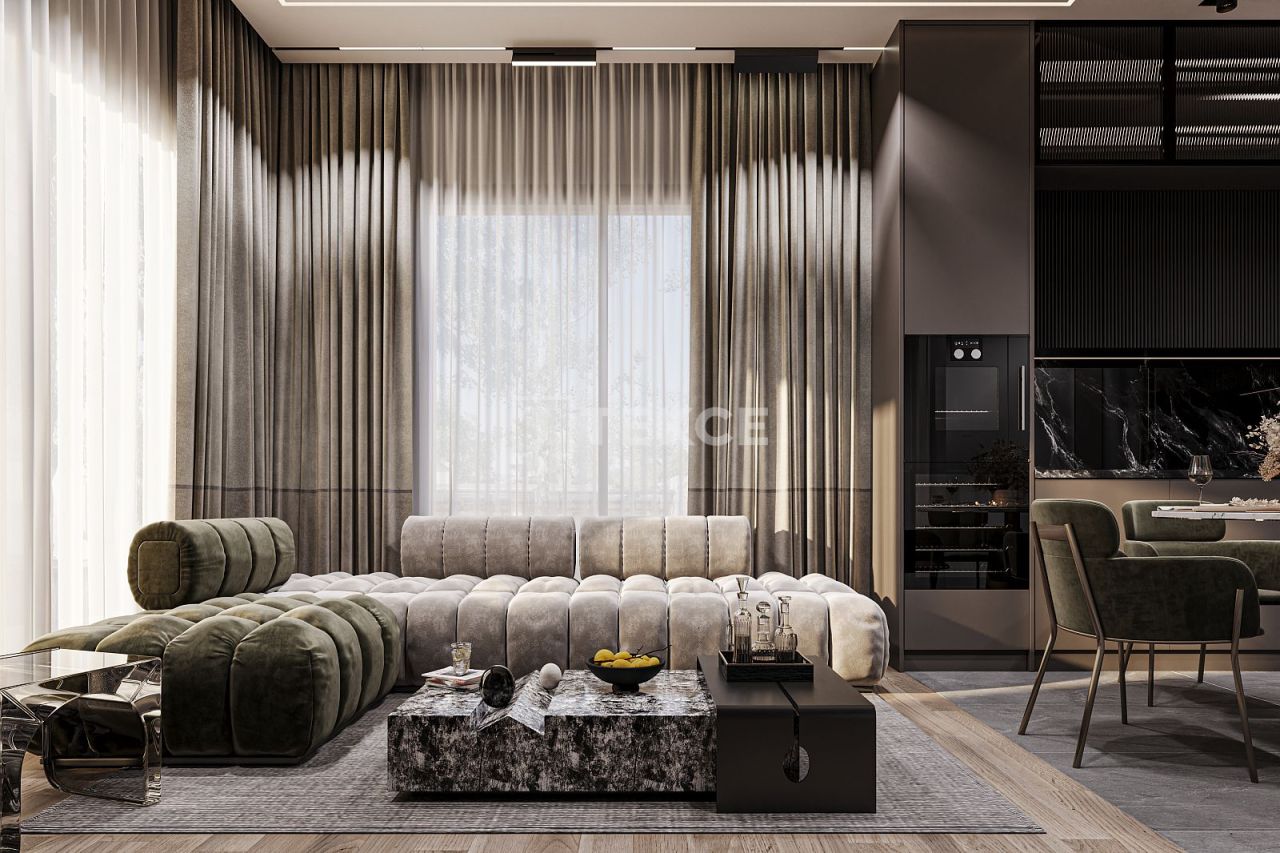 Апартаменты в Алании, Турция, 52 м² - фото 10