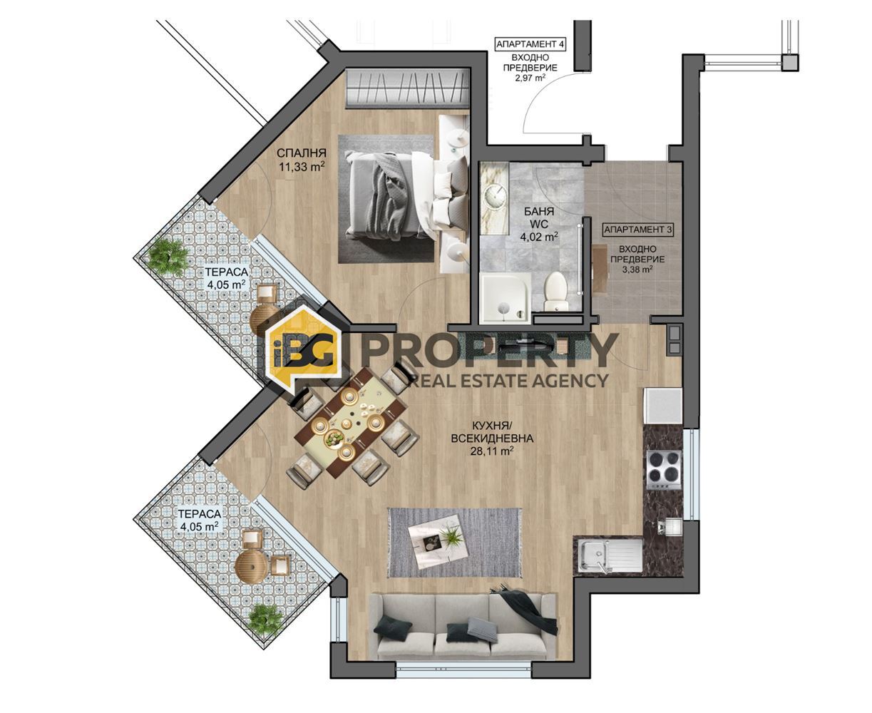 Квартира в Бяле, Болгария, 88 м² - фото 2