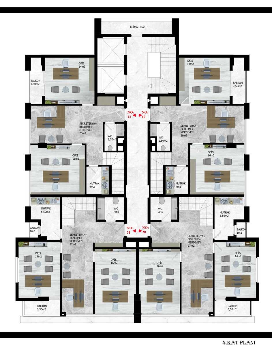 Коммерческая недвижимость в Алании, Турция, 43 м² - фото 16