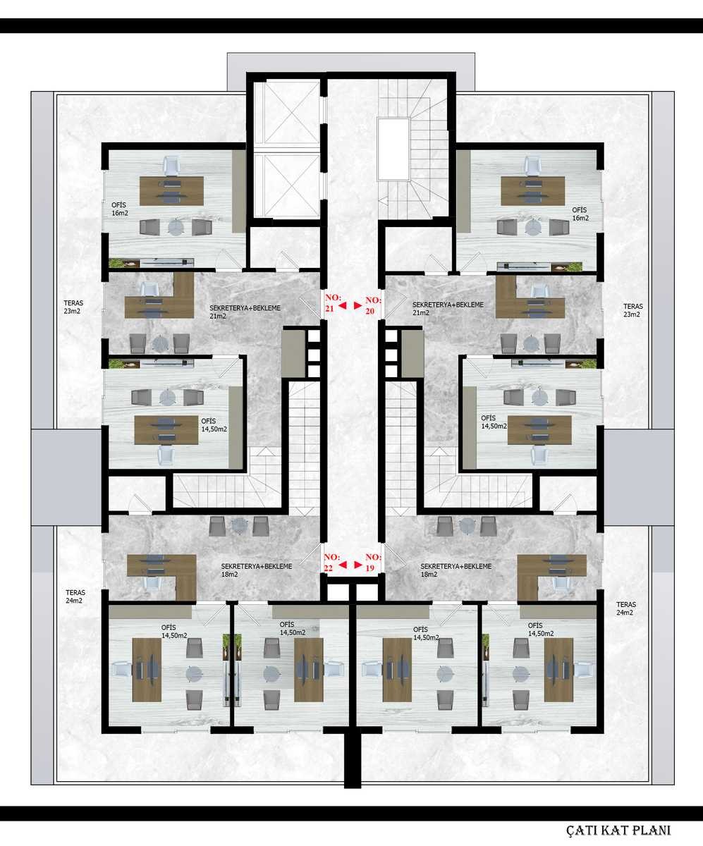Коммерческая недвижимость в Алании, Турция, 43 м² - фото 17
