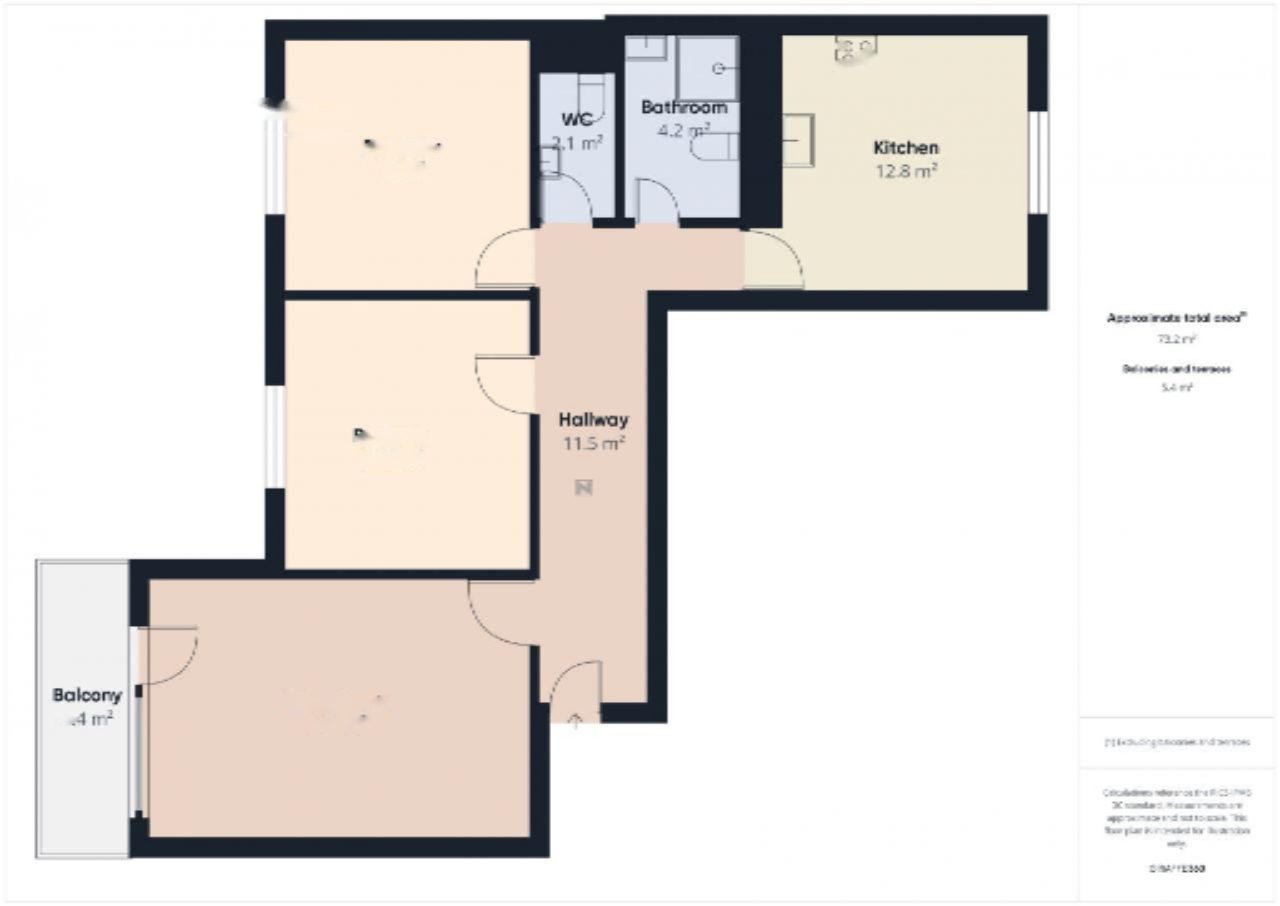 Квартира в Любляне, Словения, 79 м² - фото 2