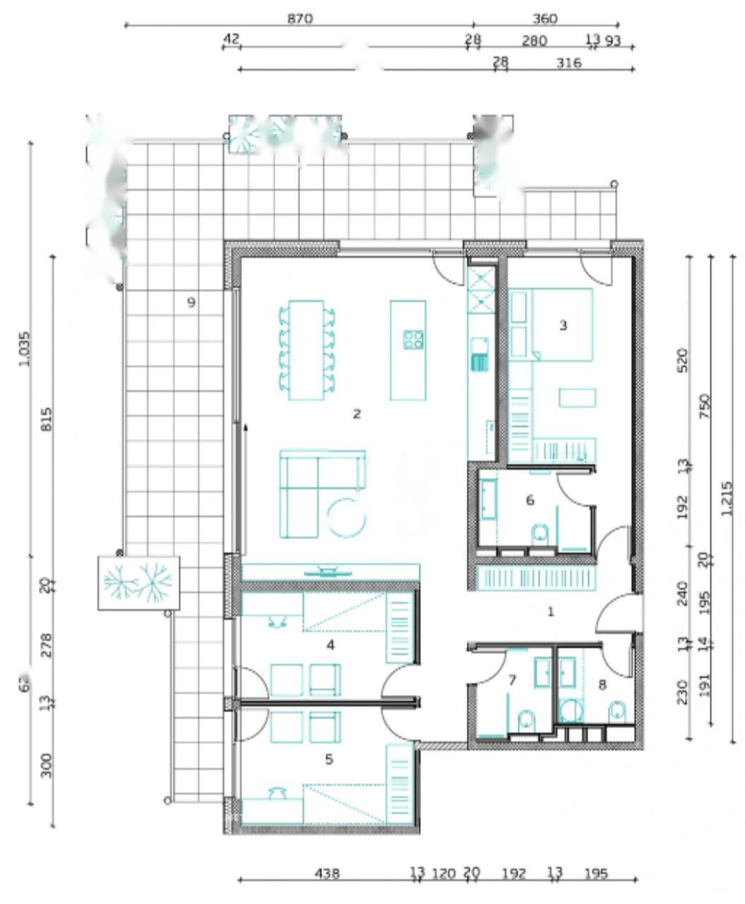 Квартира в Любляне, Словения, 183 м² - фото 8