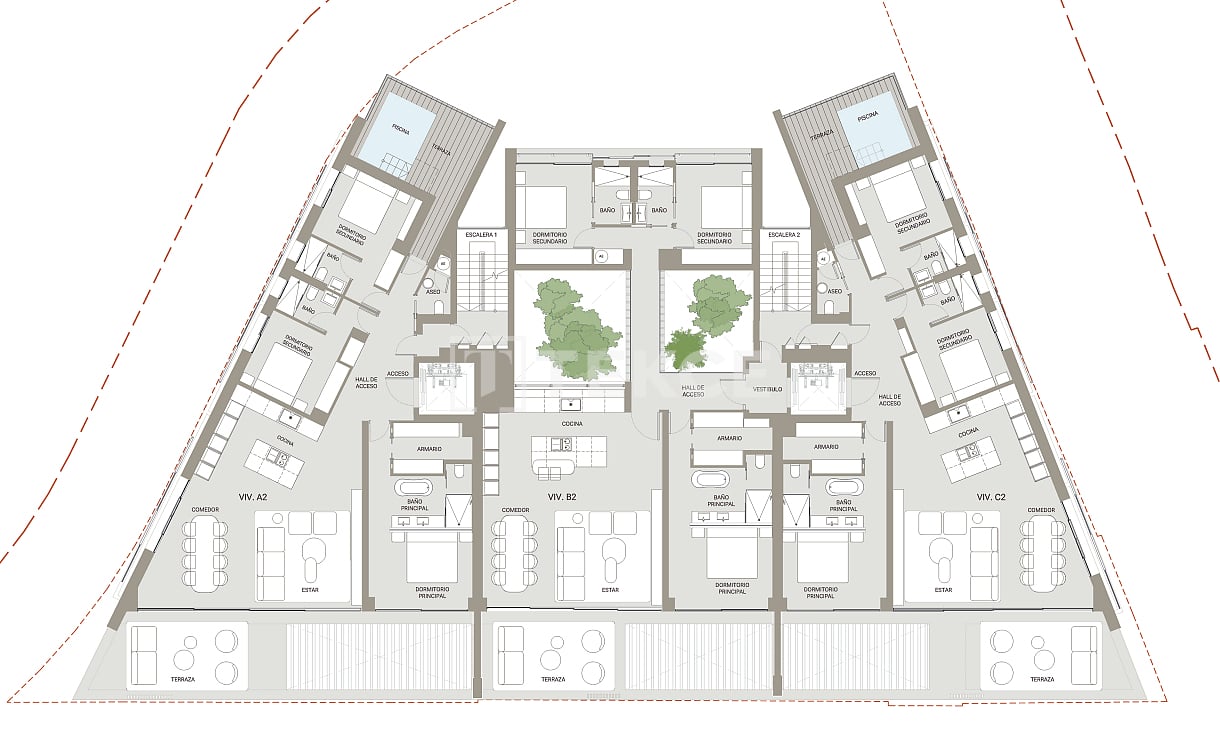 Апартаменты в Малаге, Испания, 136 м² - фото 17