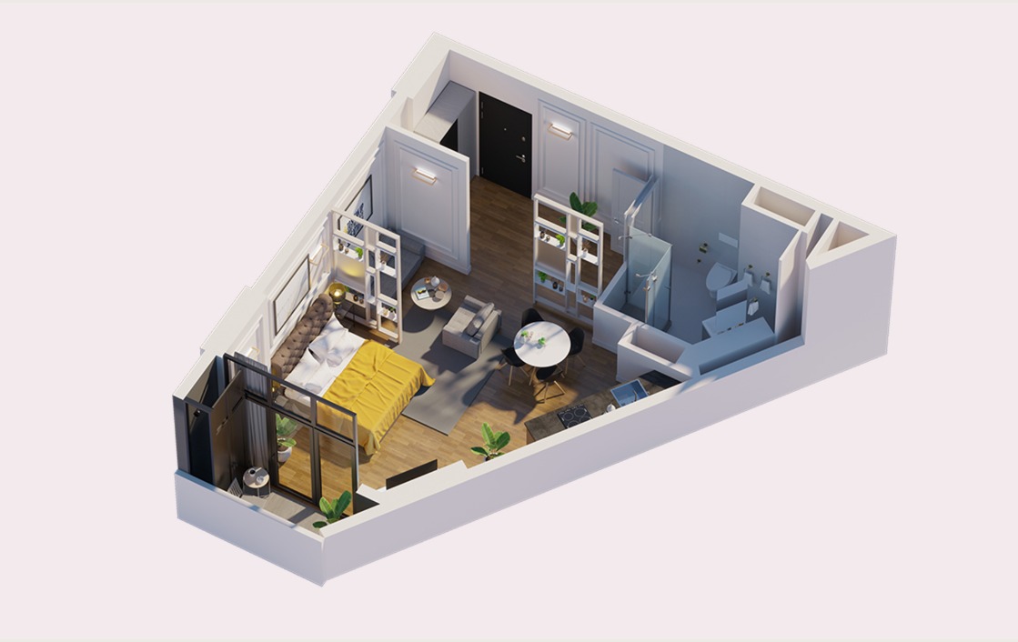 Квартира в Батуми, Грузия, 41.48 м² - фото 4