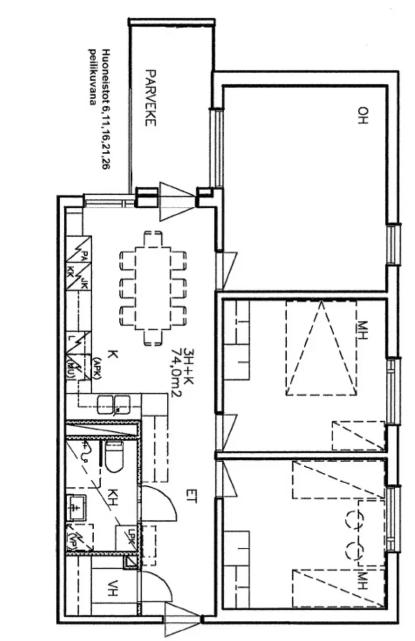 Квартира в Ювяскюля, Финляндия, 74 м² - фото 2