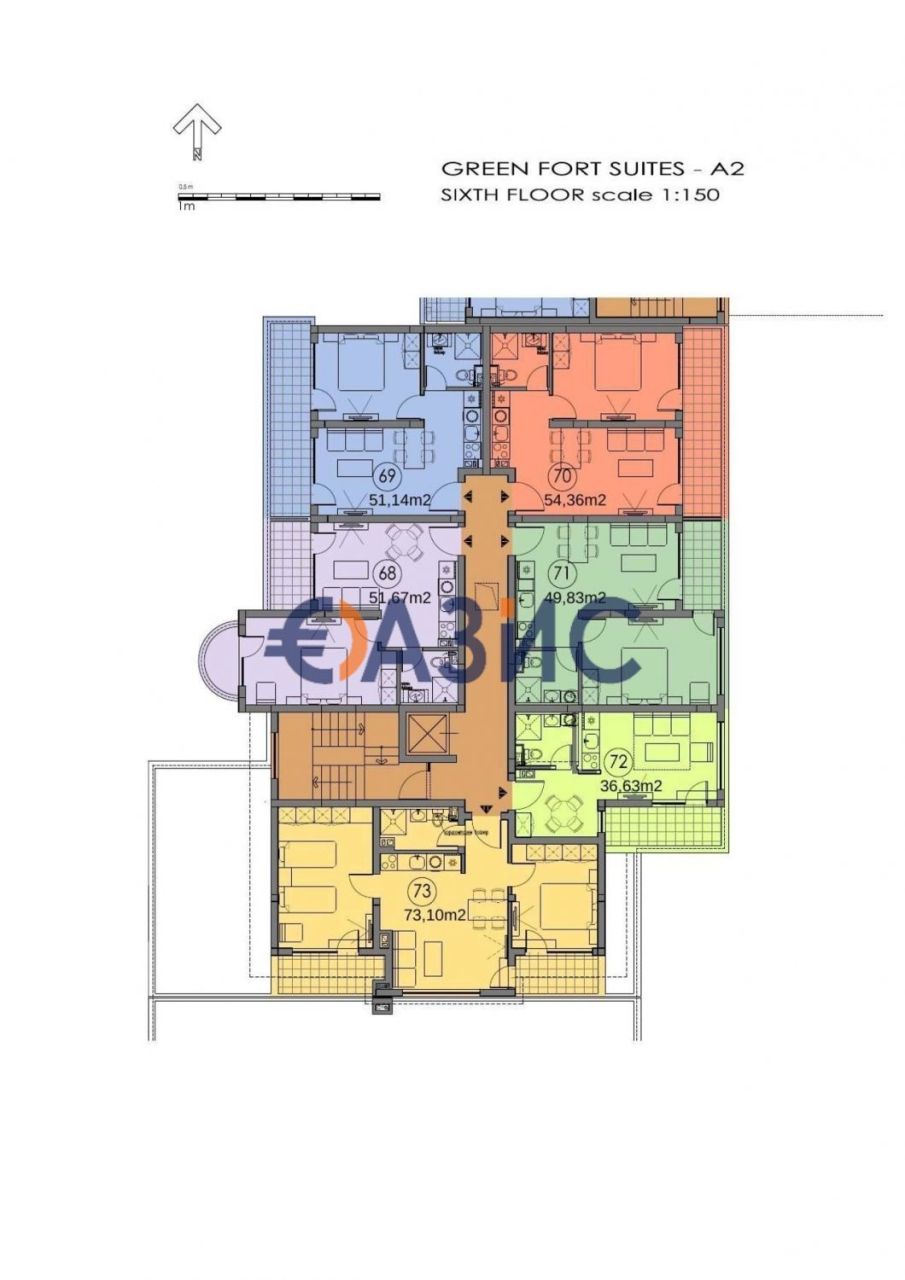 Апартаменты в Святом Власе, Болгария, 84.5 м² - фото 6