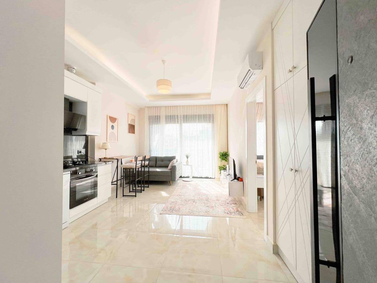 Апартаменты в Алании, Турция, 55 м² - фото 11