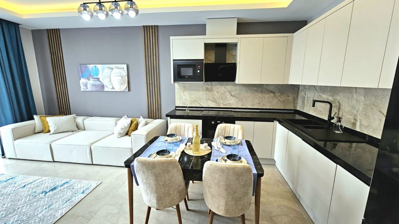 Апартаменты в Алании, Турция, 65 м² - фото 9