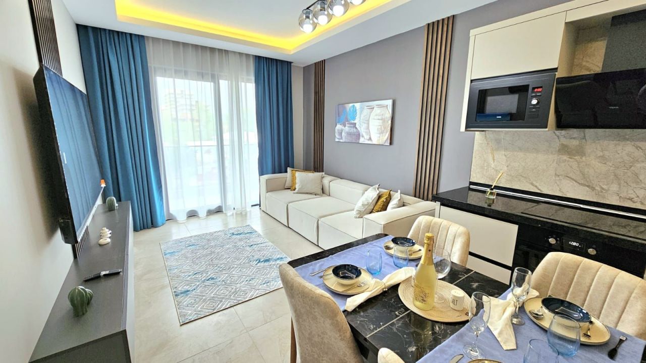 Апартаменты в Алании, Турция, 65 м² - фото 13