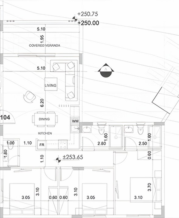 Апартаменты в Пафосе, Кипр, 107 м² - фото 10